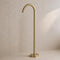 Reno Freestanding Bath Spout - Brushed Brass
