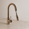 Reno Pull-Out Kitchen Mixer - Antique Brass