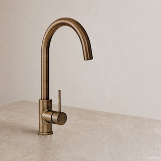 Reno Kitchen Mixer - Antique Brass