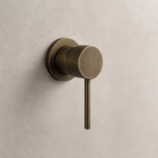 Reno Shower Mixer - Antique Brass