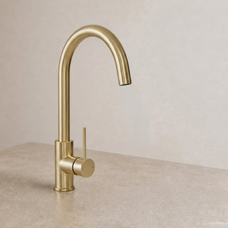 Reno Kitchen Mixer - Brushed Brass