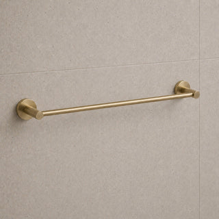 Reno Single Towel Rail - Brushed Brass