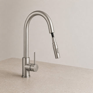 Reno Pull-Out Kitchen Mixer - Brushed Nickel