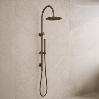 Reno Combination Shower - Antique Brass