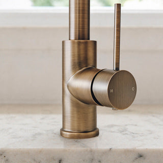 Reno Kitchen Mixer - Antique Brass