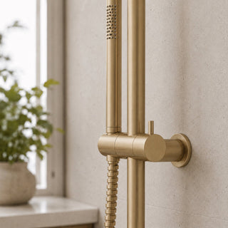 Reno Combination Shower - Brushed Brass